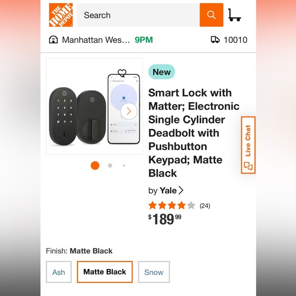 Yale Smart Lock Electronic Deadbolt Brand New - Picture 1 of 3